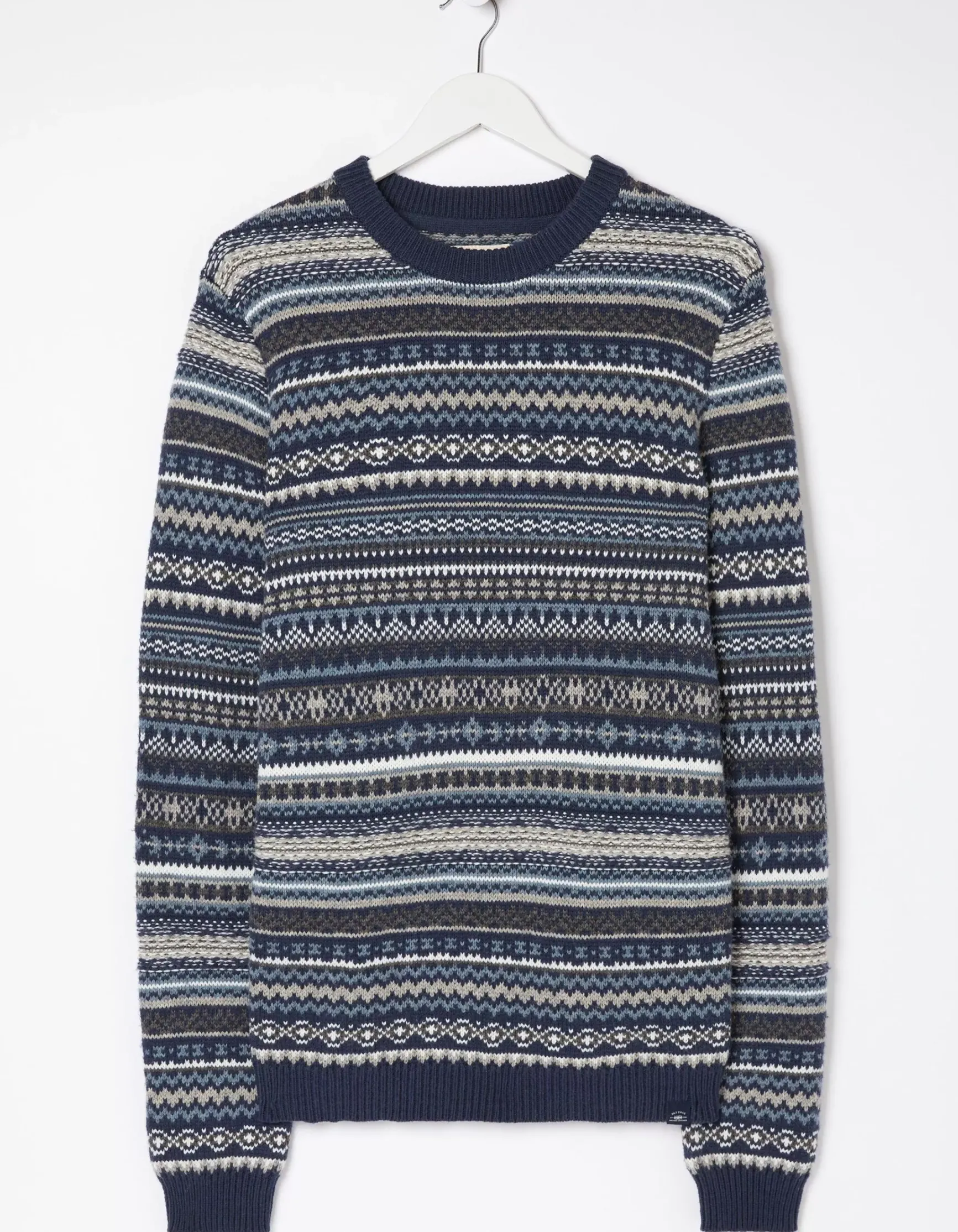 FatFace Fairisle Crew Jumper|Men Knitwear