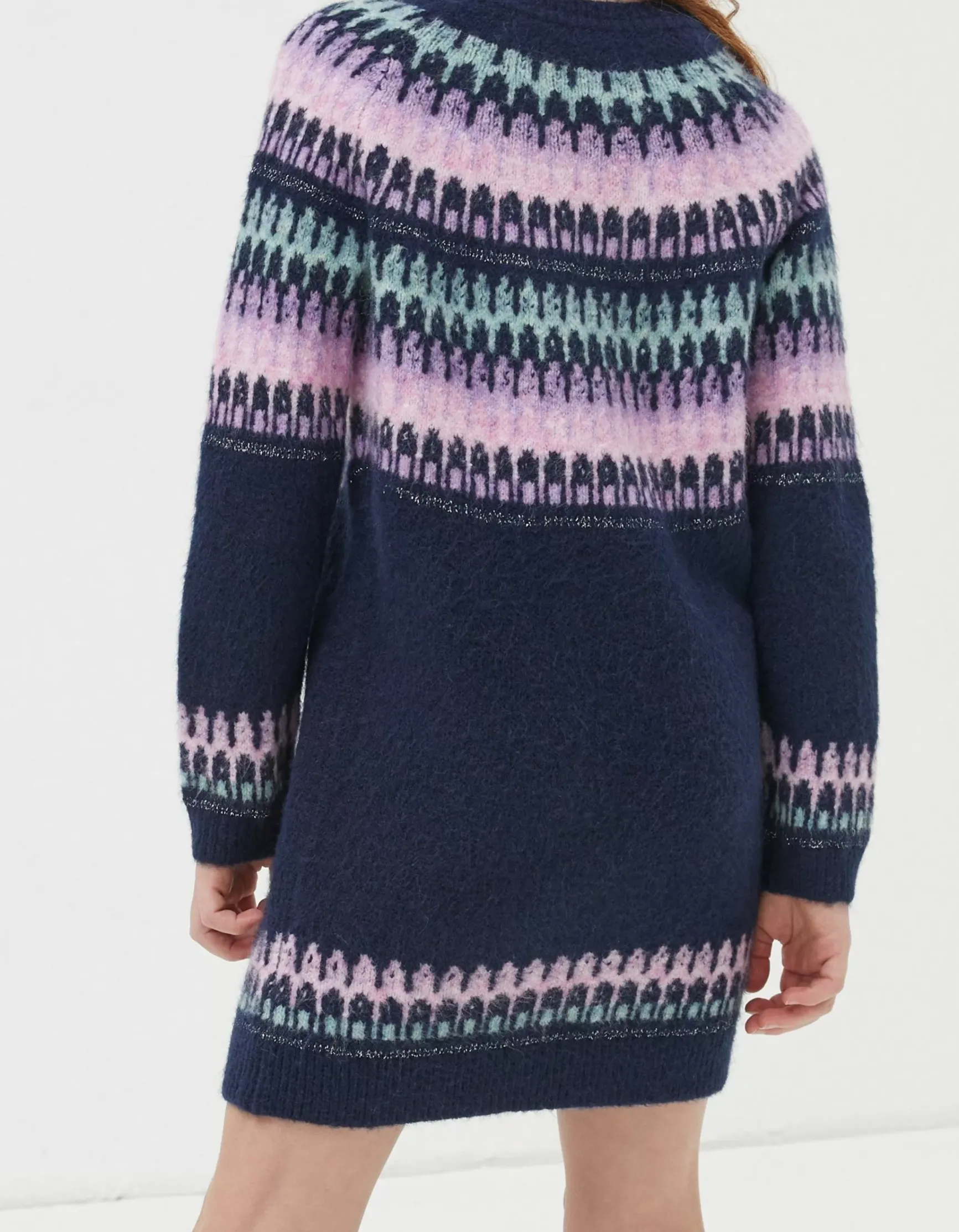 FatFace Fairisle Jumper Dress|Girls View All