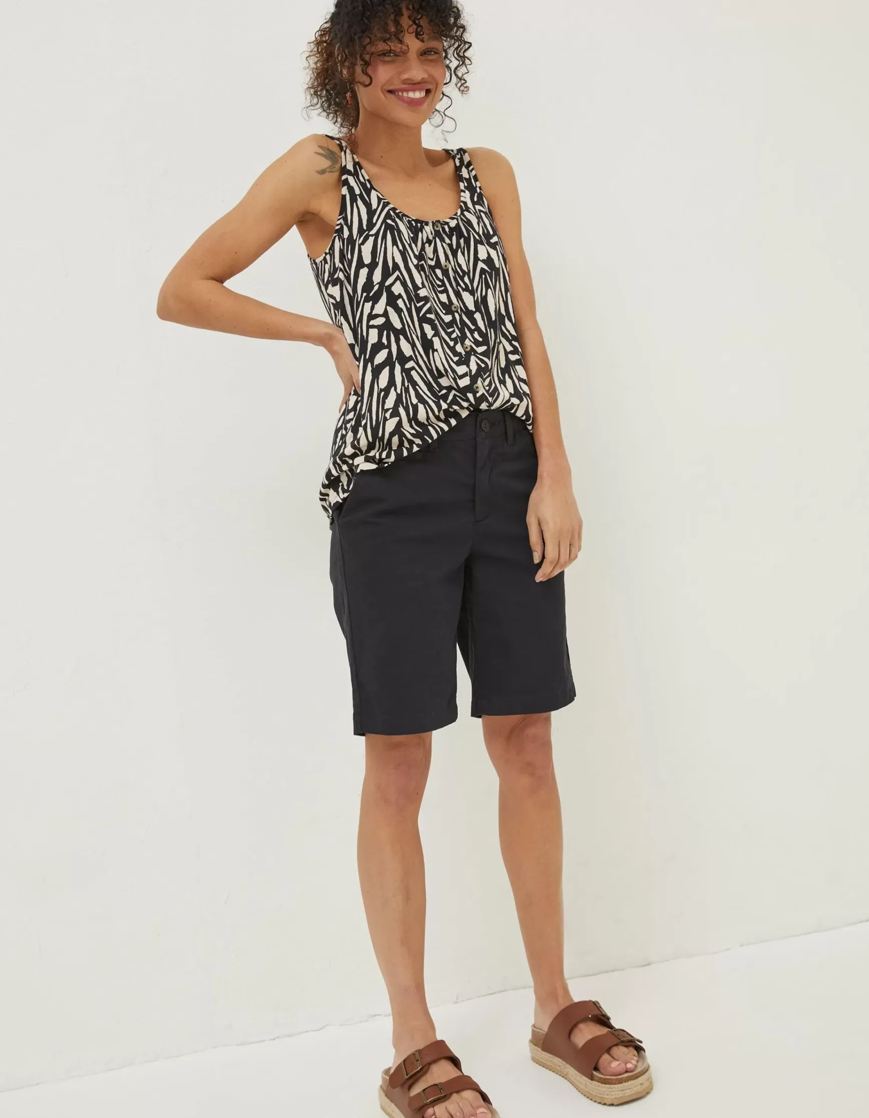 FatFace Falmouth Bermuda Chino Shorts|Women Shorts