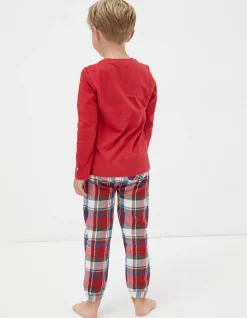 FatFace Family Check Pyjama Set|Boys View All