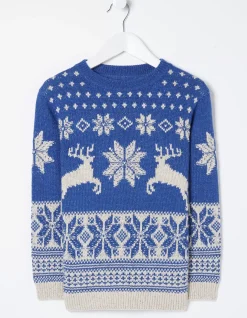 FatFace Family Reindeer Christmas Jumper|Boys View All