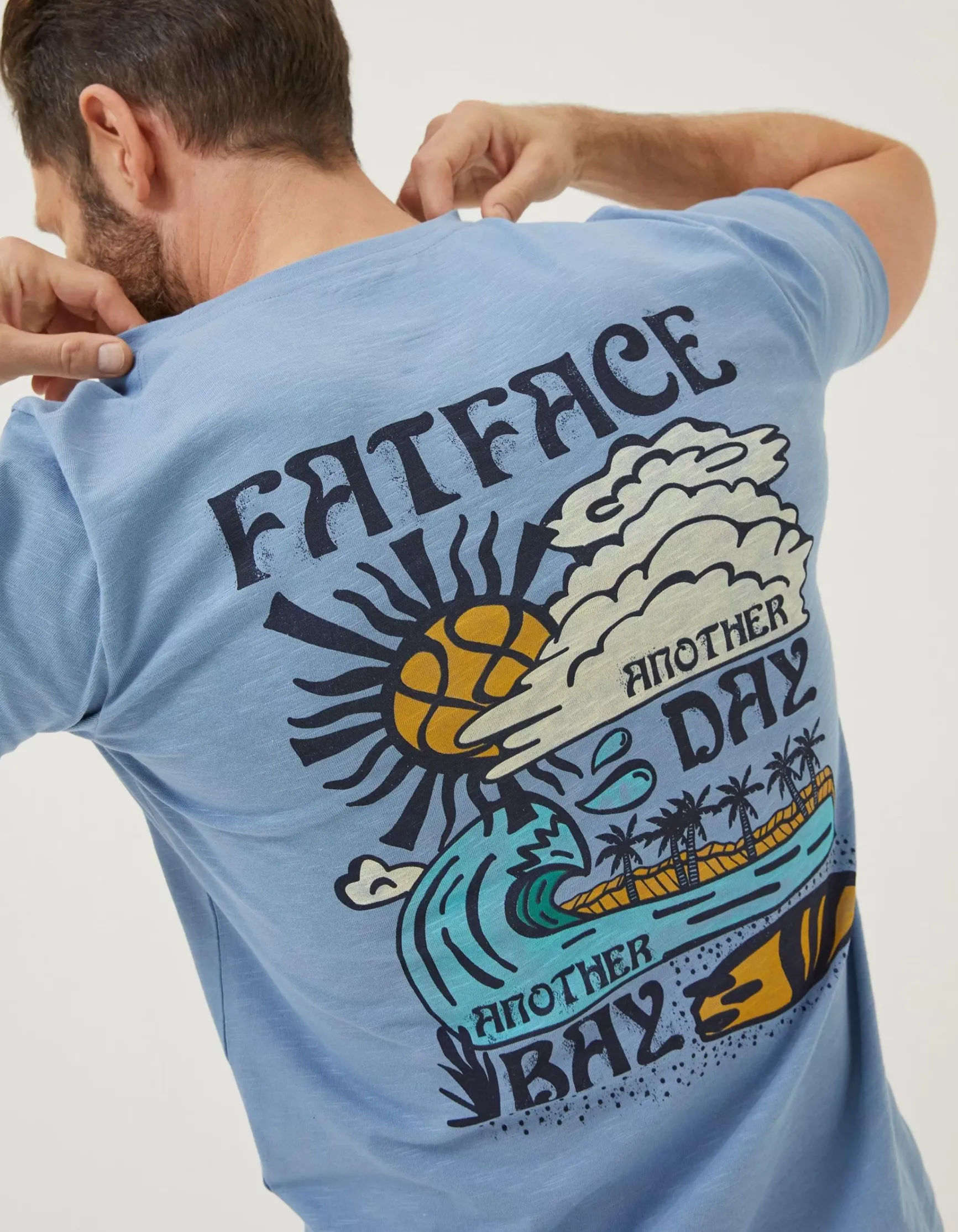 FatFace Another Day T-Shirt|Men T-Shirts