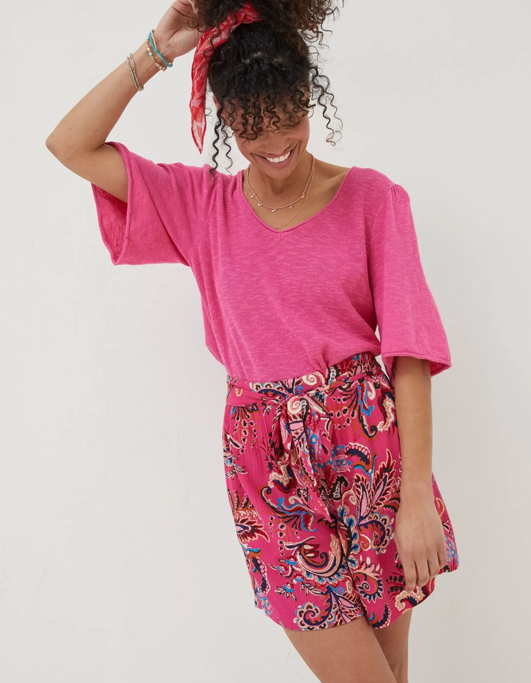 FatFace Faye Festival Floral Shorts|Women Shorts