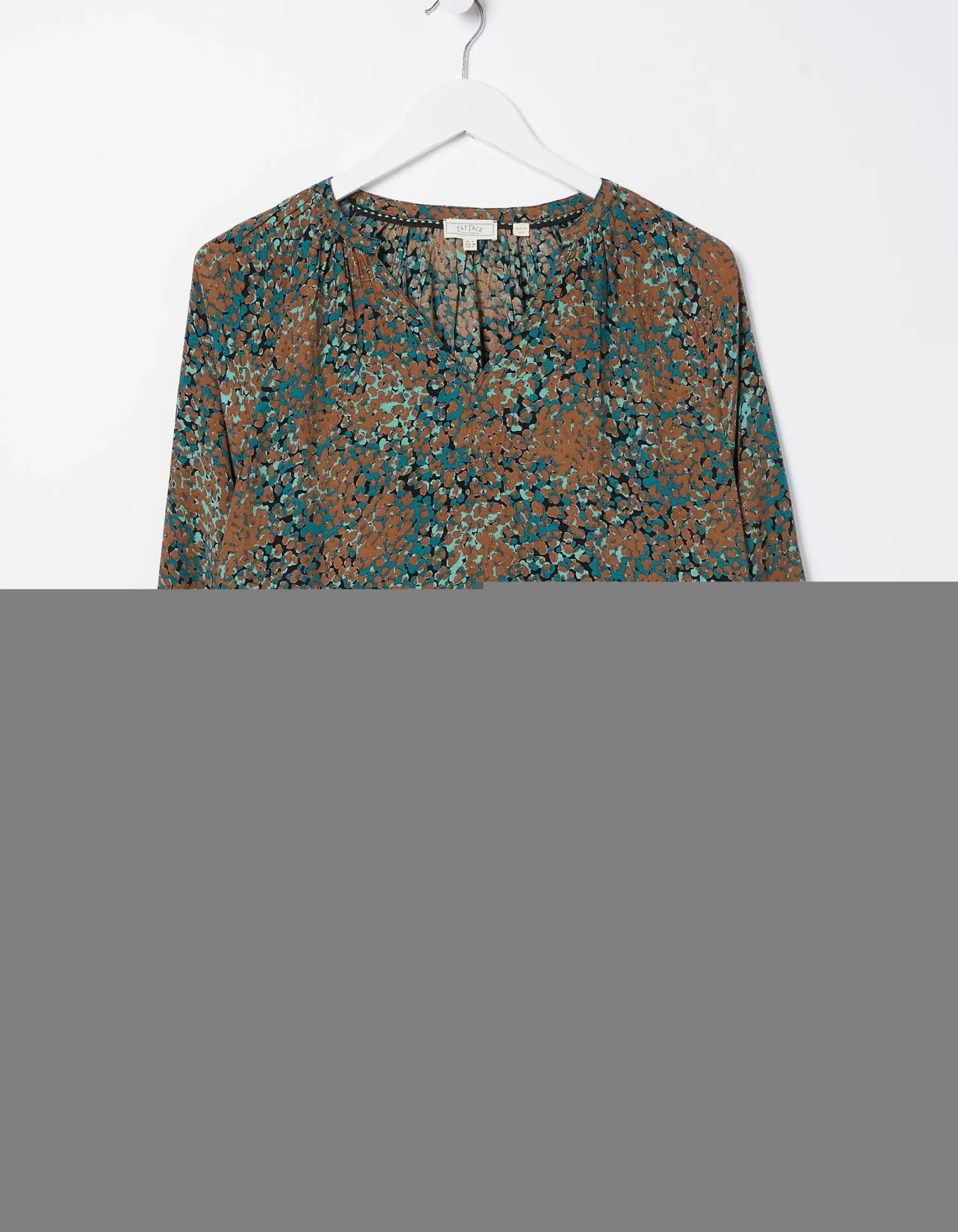 FatFace Faye Textured Spot Tunic|Women Shirts & Blouses