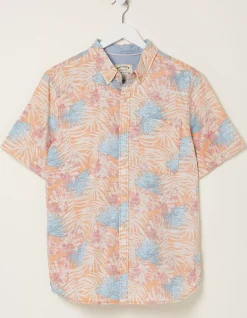 FatFace Fently Palm Print Shirt|Men Shirts