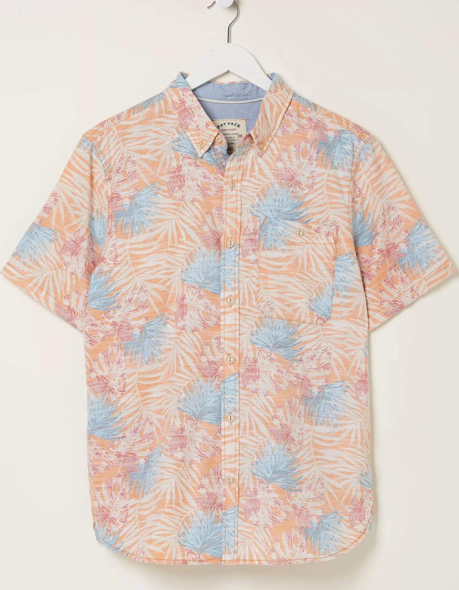 FatFace Fently Palm Print Shirt|Men Shirts