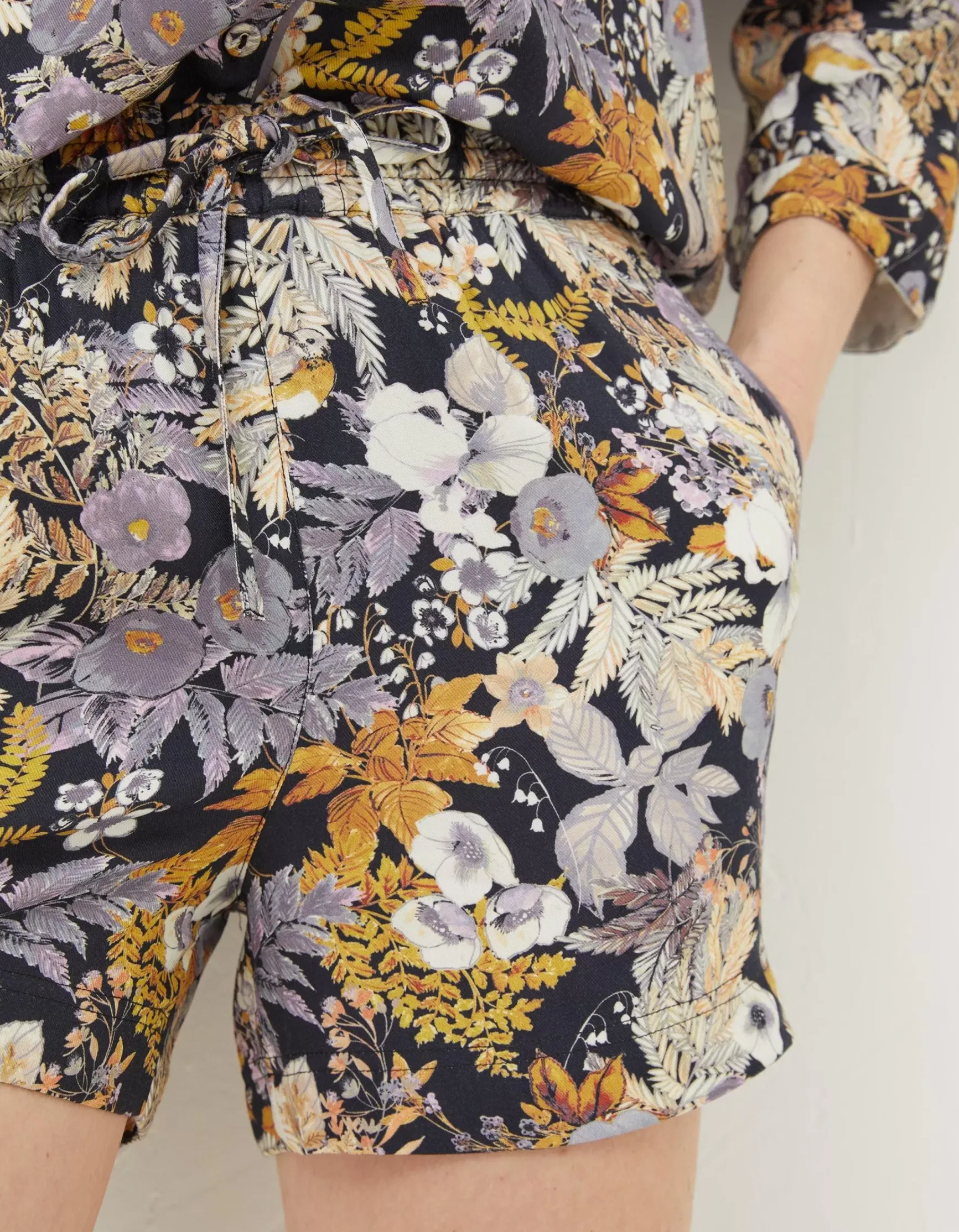 FatFace Fern Floral Short Pyjama Set|Women Nightwear & Loungewear