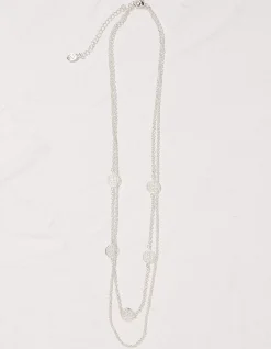 FatFace Filagree Disc Necklace|Women View All