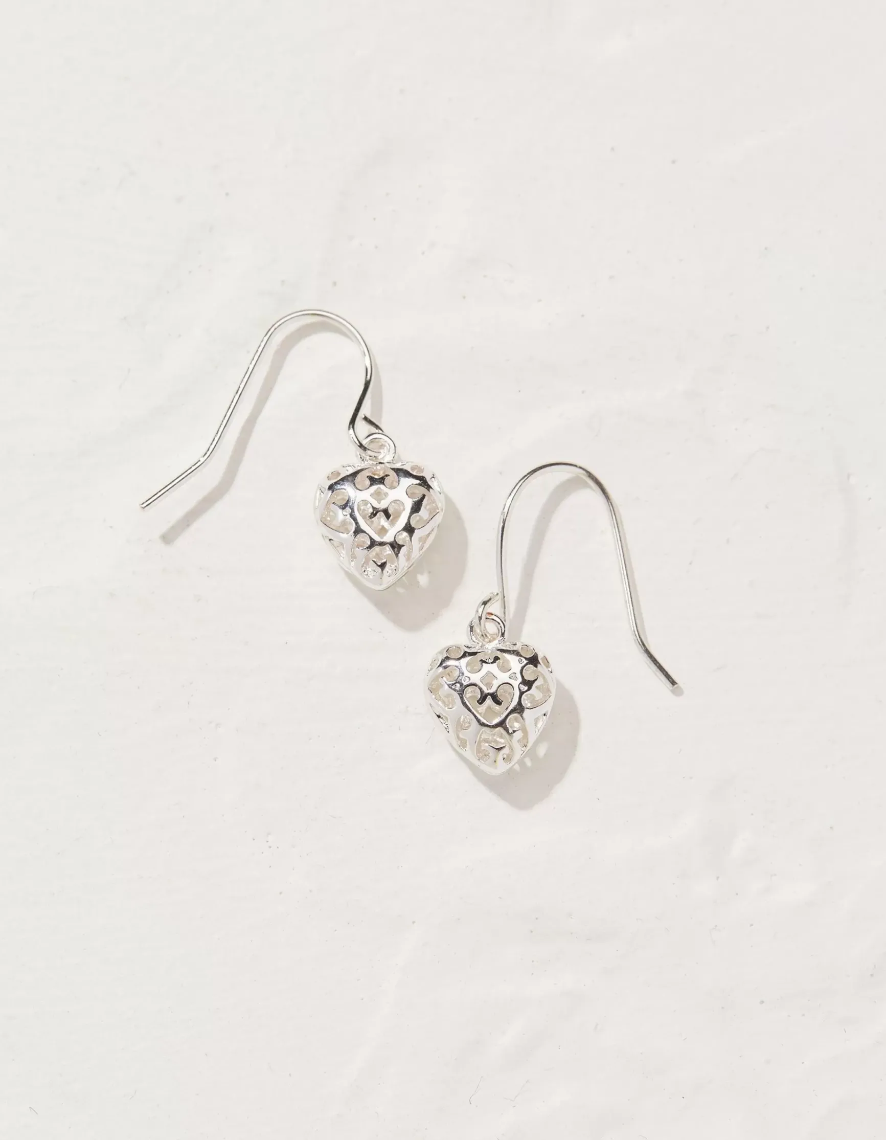FatFace Filagree Heart Earrings|Women View All