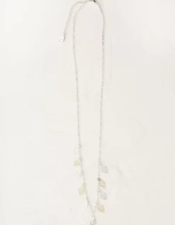 FatFace Filagree Leaf Necklace|Women View All