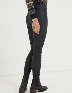 FatFace Five Pocket Coated Jegging|Women Trousers & Leggings
