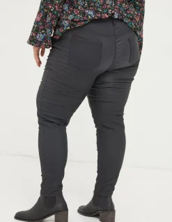 FatFace Five Pocket Coated Jegging|Women Trousers & Leggings