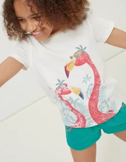 FatFace Flamingo Graphic T Shirt|Girls View All
