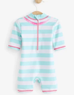 FatFace Flamingo Surf Suit And Hat Set|Baby View All