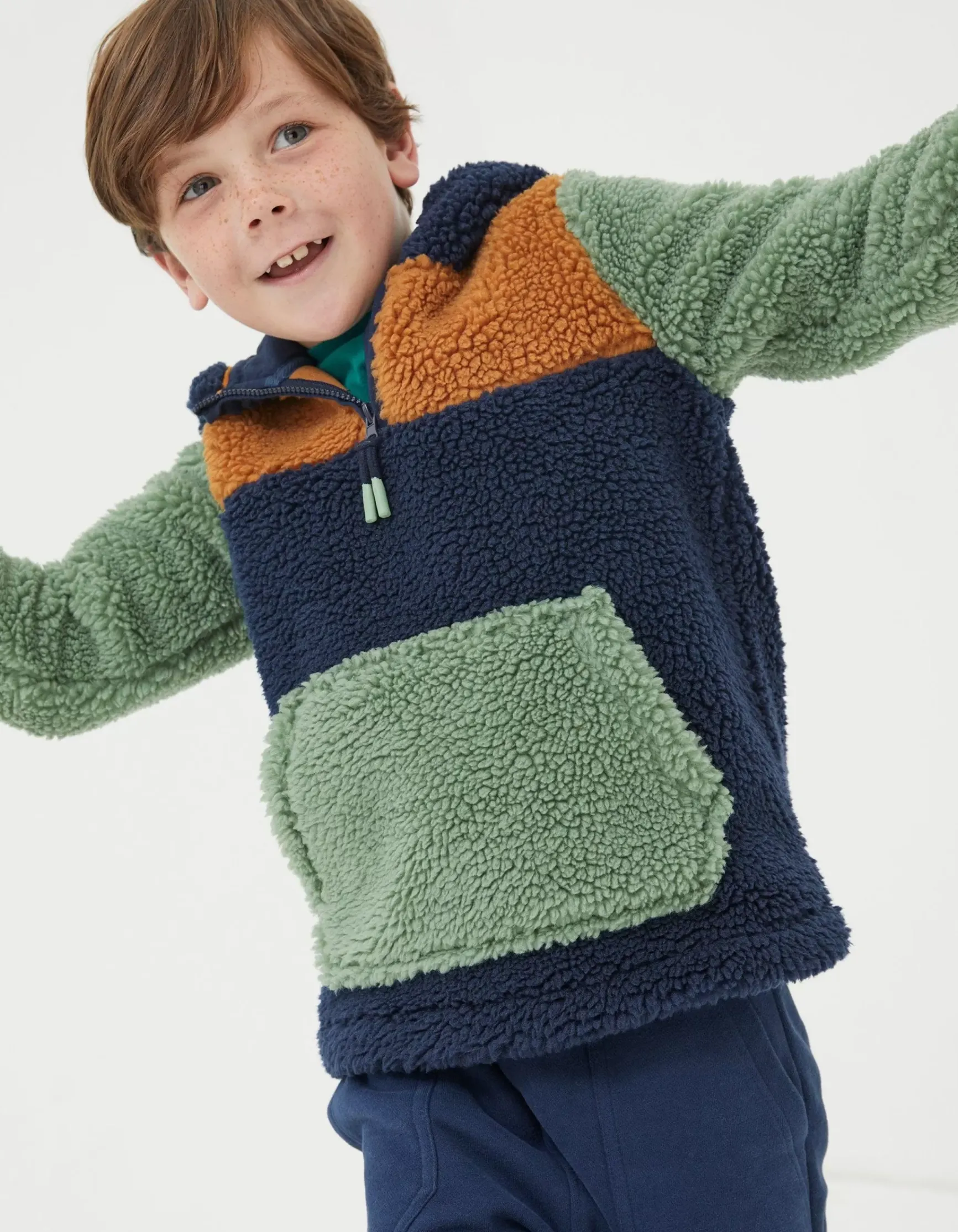 FatFace Fleece Block Hoodie|Boys View All