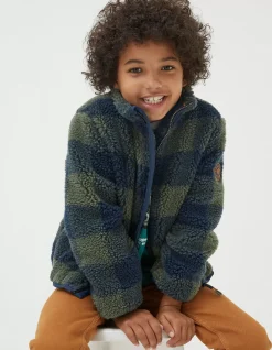 FatFace Fleece Check Jacket|Boys View All