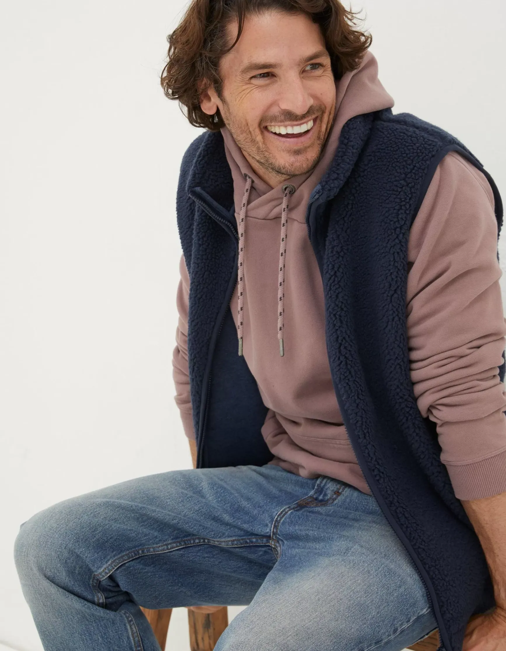 FatFace Fleece Gilet|Men View All