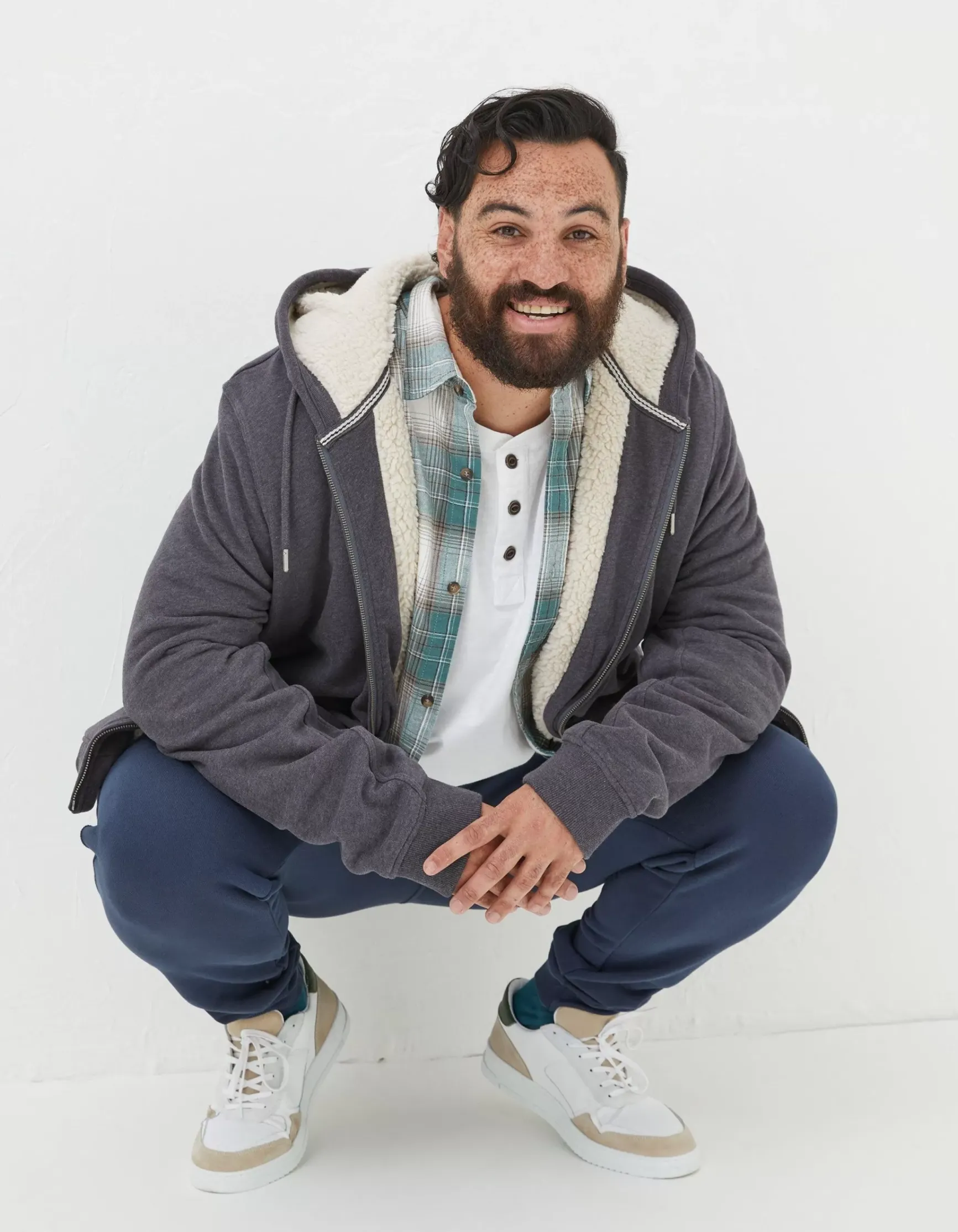 FatFace Fleece Lined Hoodie|Men View All