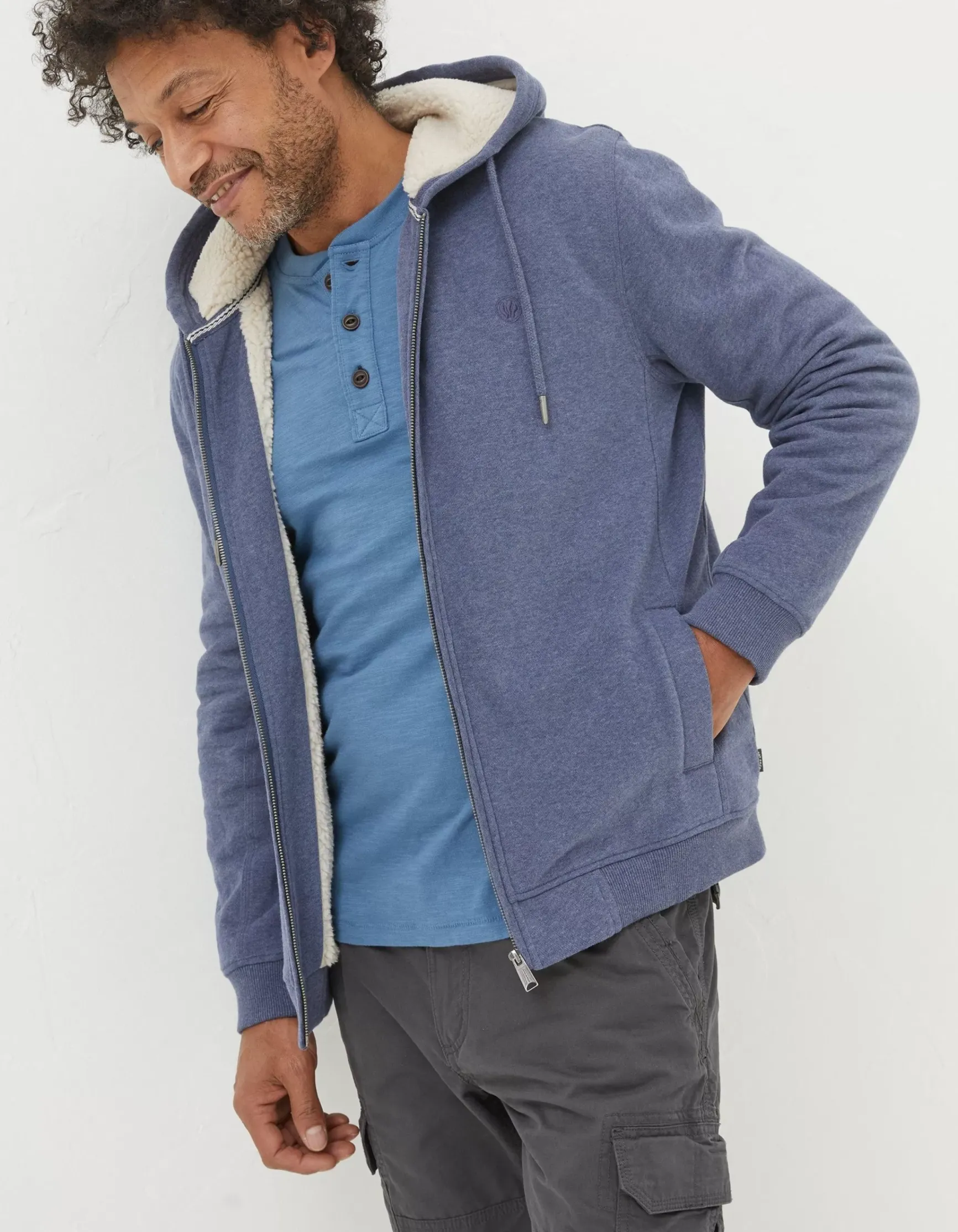FatFace Fleece Lined Hoodie|Men View All