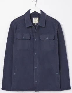 FatFace Fleece Overshirt|Men View All