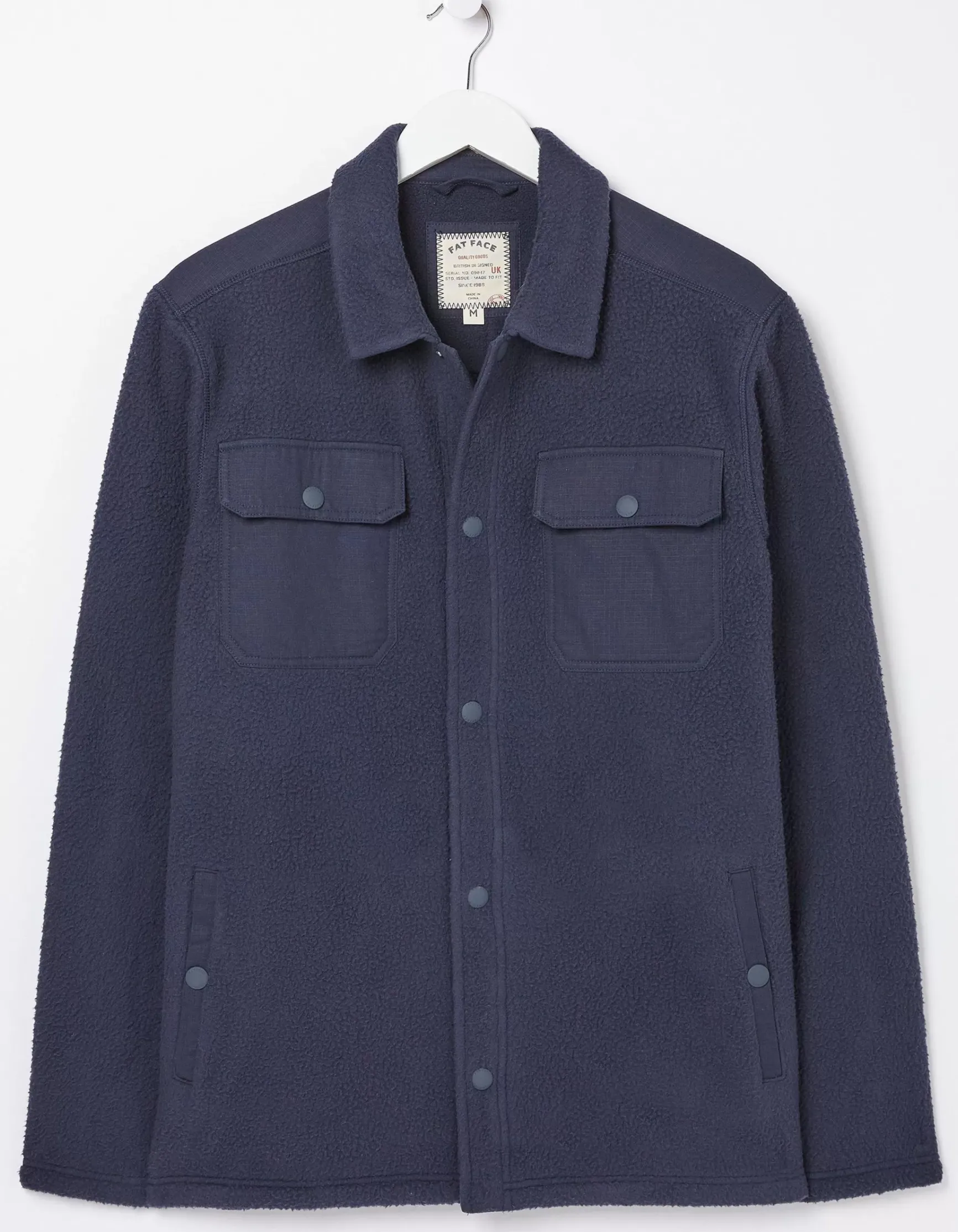 FatFace Fleece Overshirt|Men View All