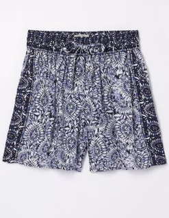 FatFace Flippy Watercolour Batik Shorts|Women Shorts