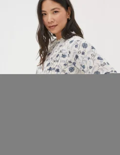 FatFace Flora Broderie Ditsy Blouse|Women View All