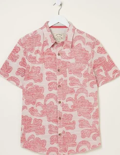 FatFace Floral Block Print Shirt|Men Shirts