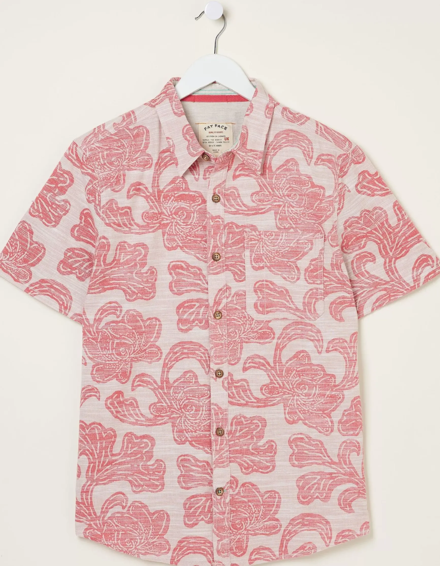 FatFace Floral Block Print Shirt|Men Shirts