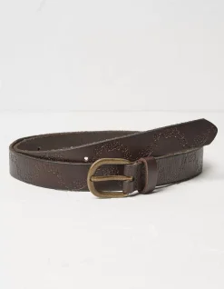 FatFace Floral Embossed Leather Belt|Women View All