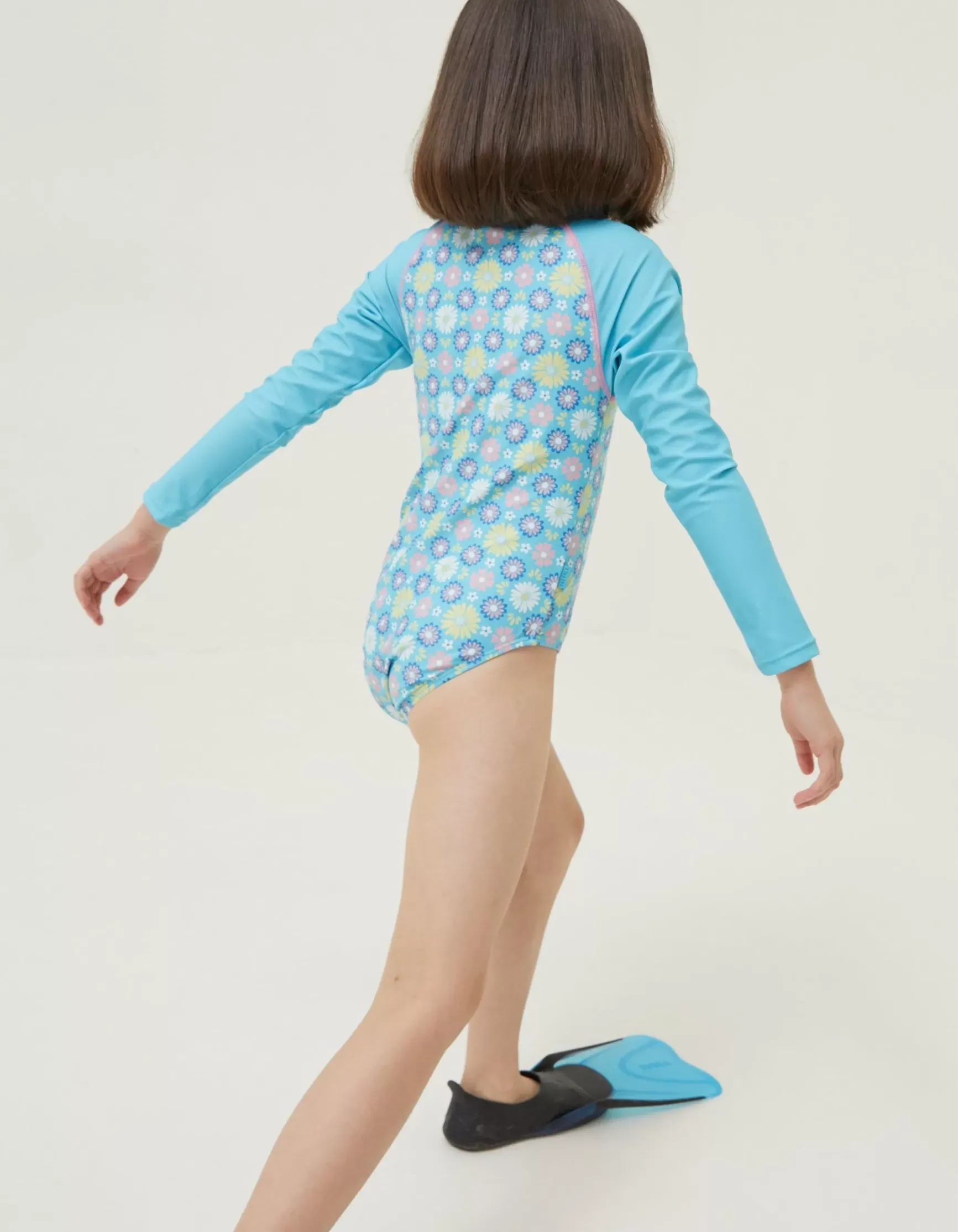 FatFace Floral Long Sleeve Swimsuit|Girls View All
