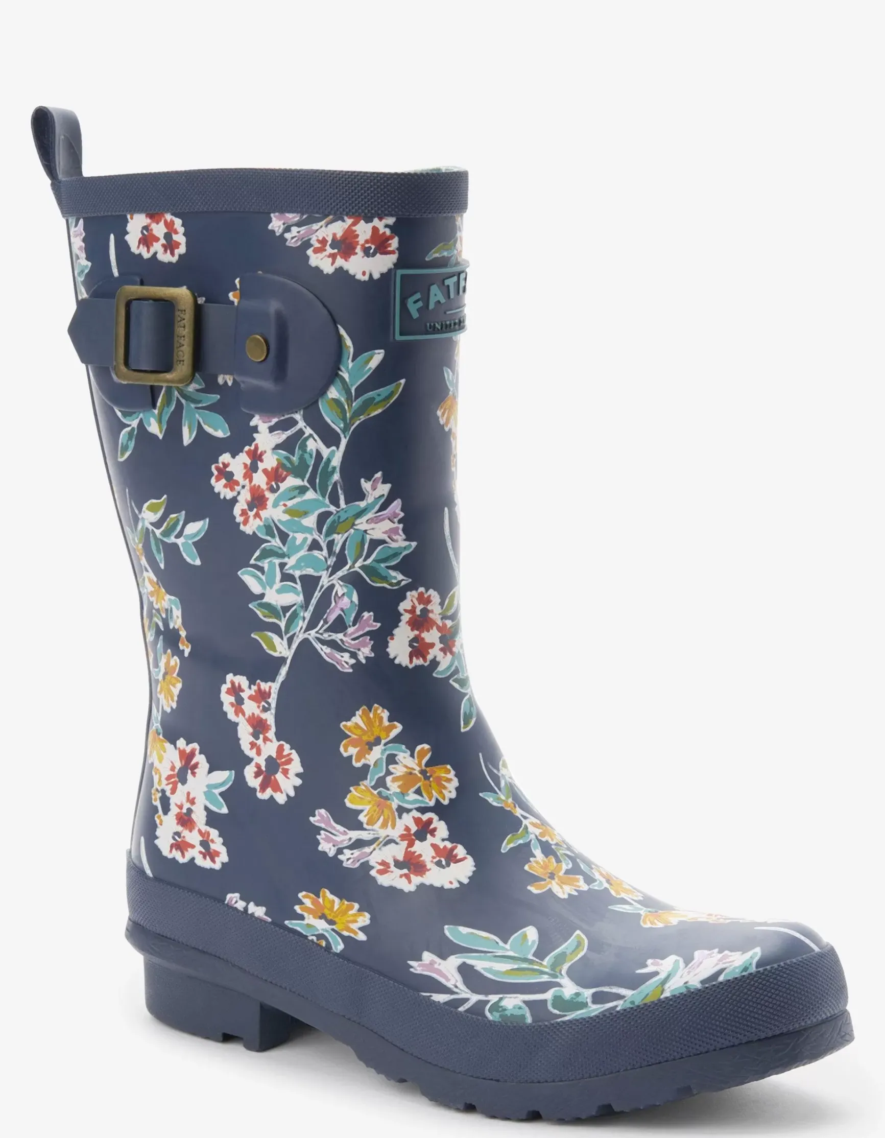 FatFace Floral Print Mid Wellies|Women View All