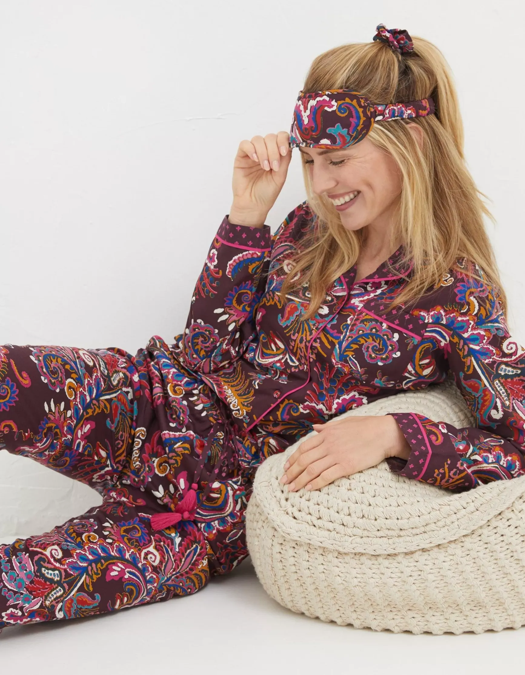 FatFace Floral Print Pyjamas Gift Box Set|Women View All