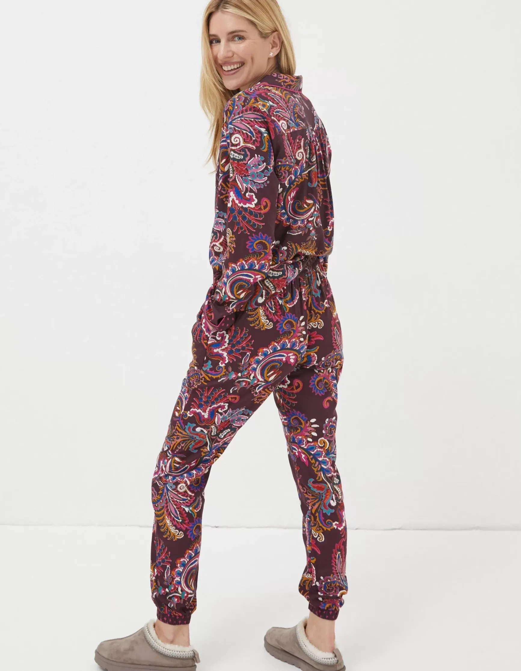 FatFace Floral Print Pyjamas Gift Box Set|Women View All
