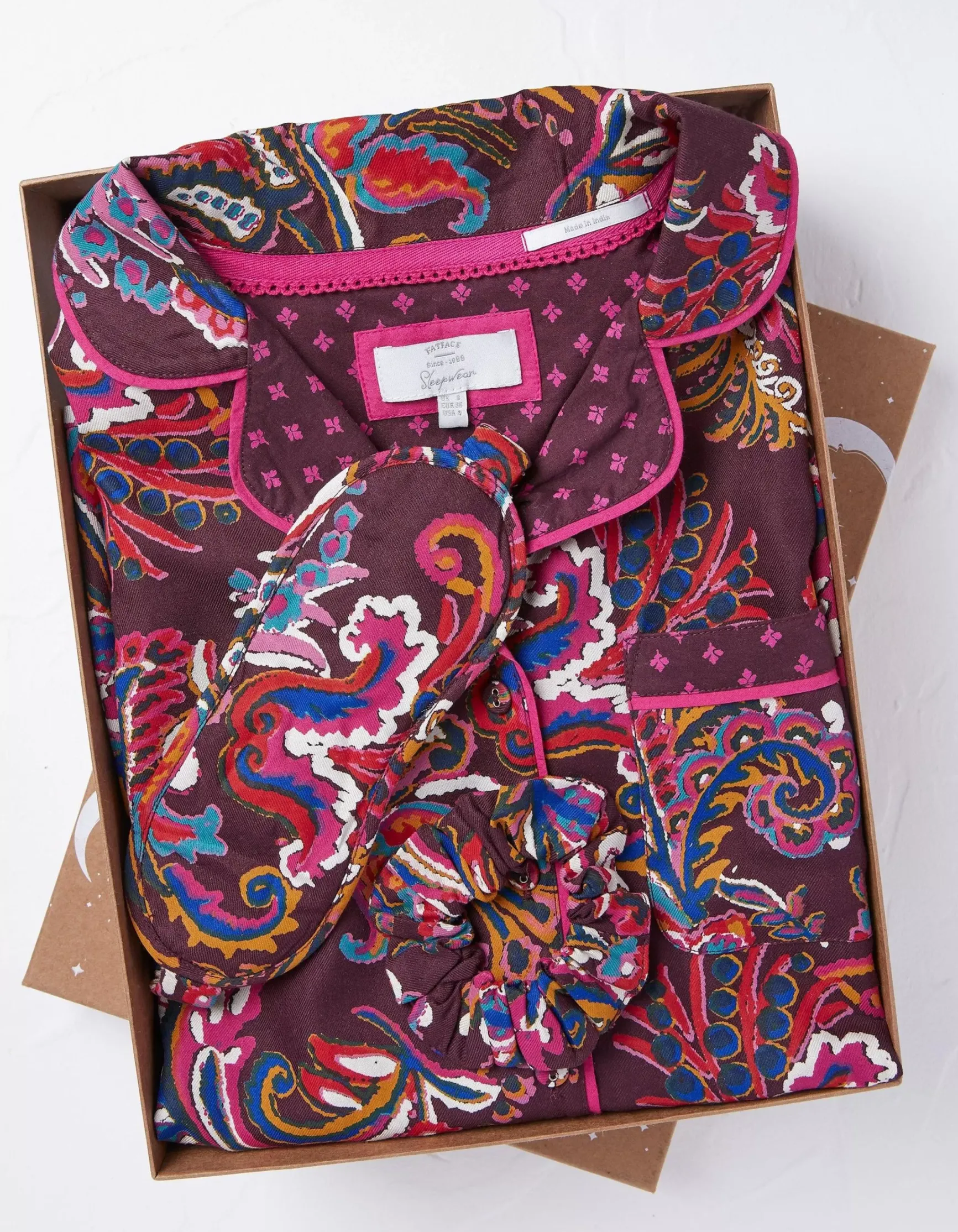 FatFace Floral Print Pyjamas Gift Box Set|Women View All