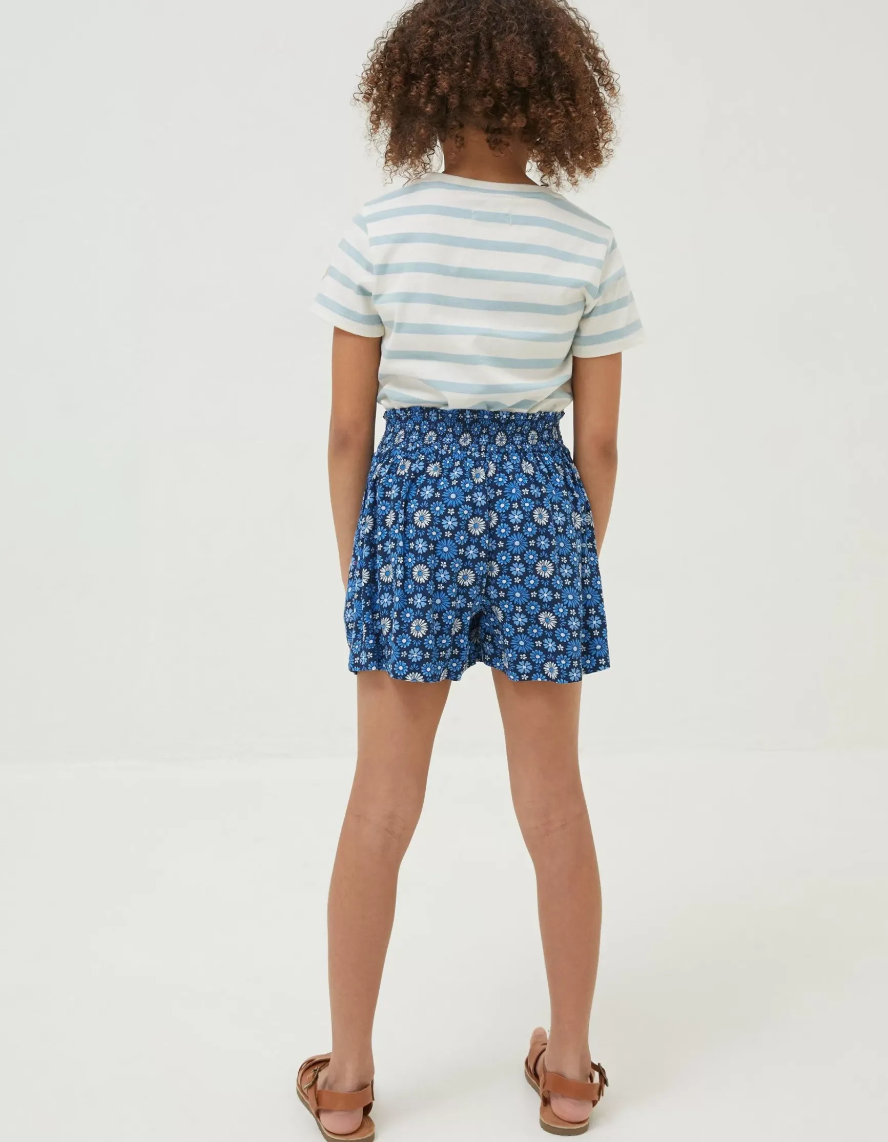 FatFace Floral Tile Flippy Shorts|Girls Swim & Beachwear