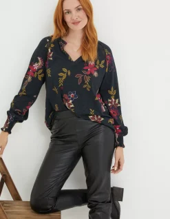 FatFace Florence Dotted Floral Top|Women View All