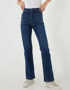 FatFace Fly Flare Comfort Stretch Jeans|Women Jeans & Dungarees