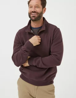 FatFace Fowey Half Neck Sweatshirt|Men Sweatshirts & Hoodies