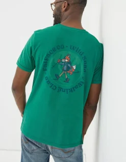 FatFace Foxy Walking Club T-Shirt|Men T-Shirts