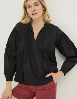 FatFace Freya Lace Blouse|Women Shirts & Blouses