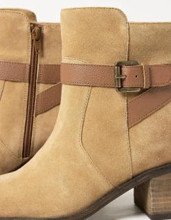 FatFace Freya Suede Block Heel Ankle Boot|Women View All