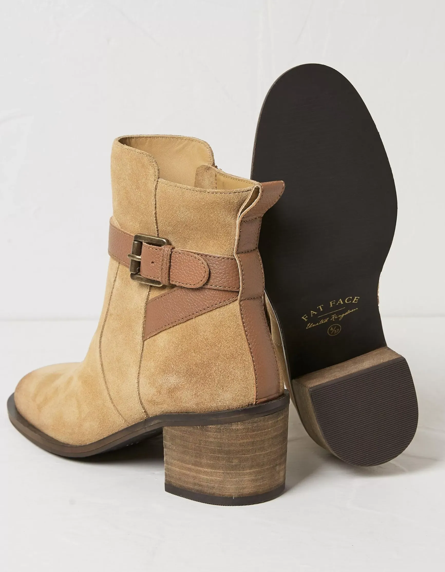 FatFace Freya Suede Block Heel Ankle Boot|Women View All
