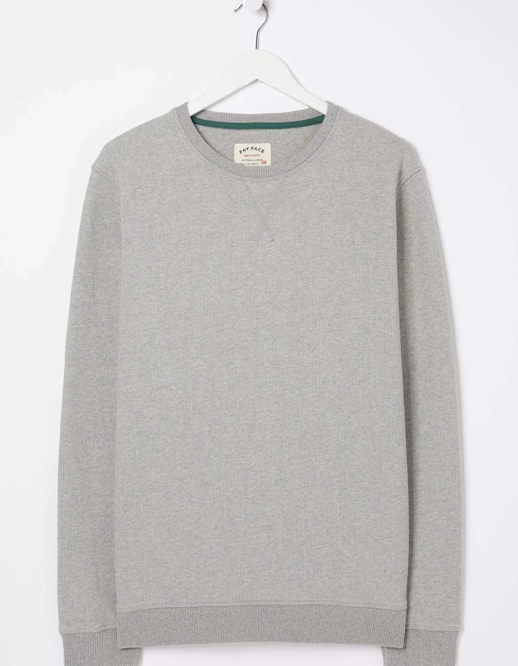 FatFace Frome Textured Crew Neck Sweatshirt|Men View All