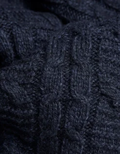 FatFace Funtley Cable Crew Jumper|Men Knitwear