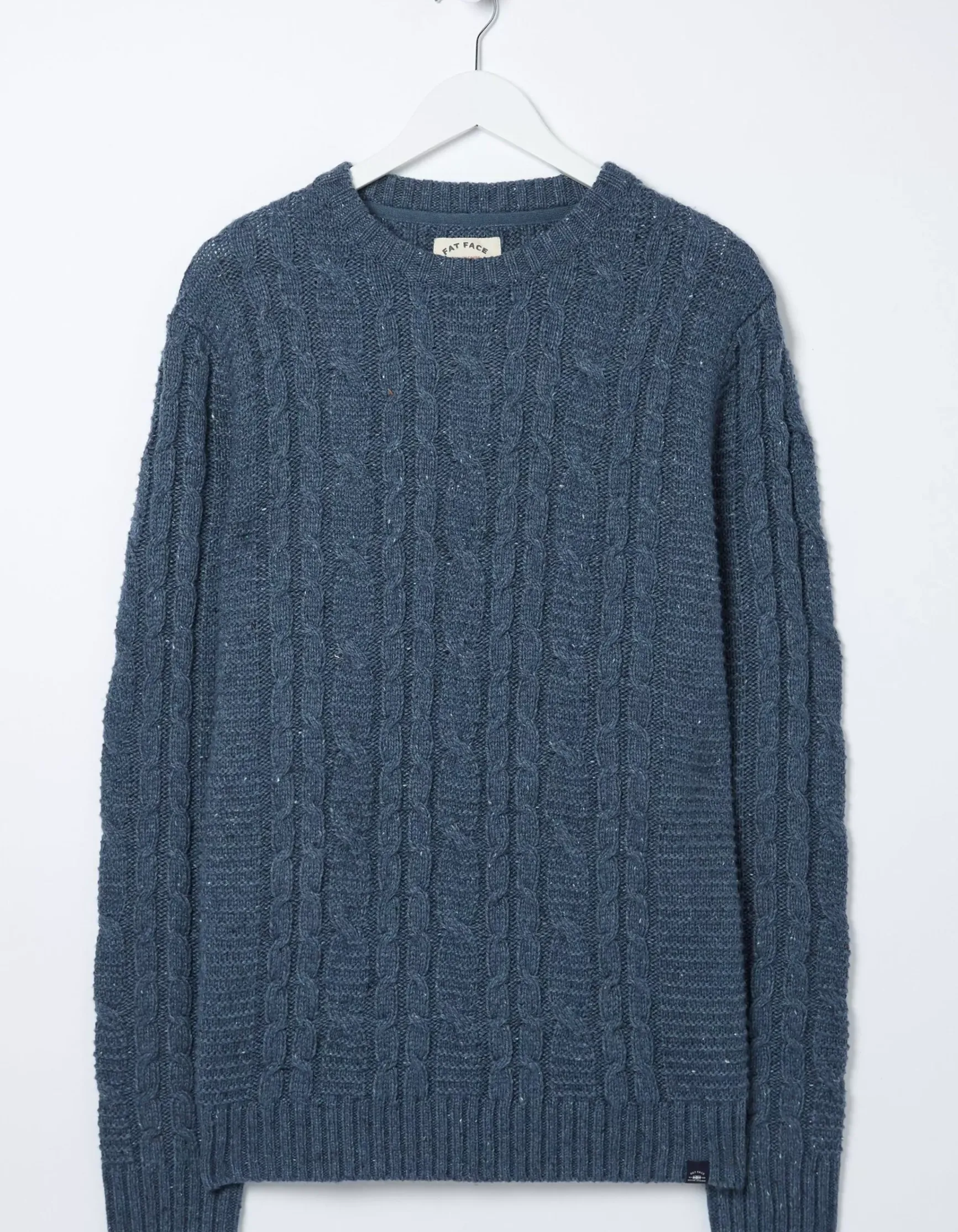 FatFace Funtley Cable Crew Jumper|Men View All
