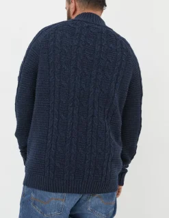 FatFace Funtley Cable Half Neck Jumper|Men View All