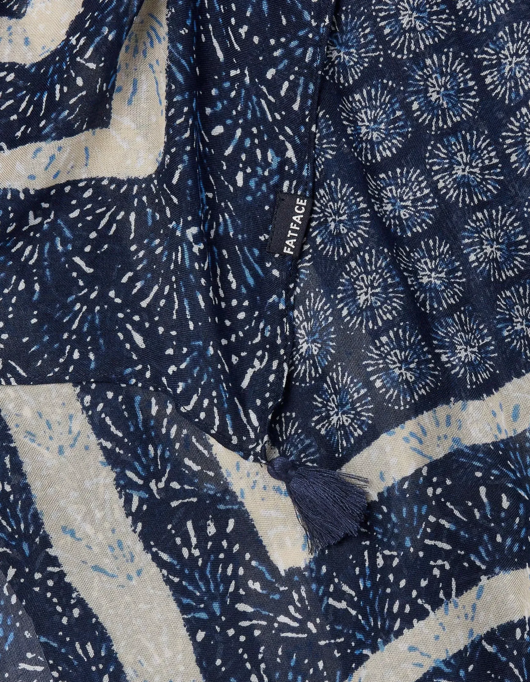 FatFace Geo Border Scarf|Women View All