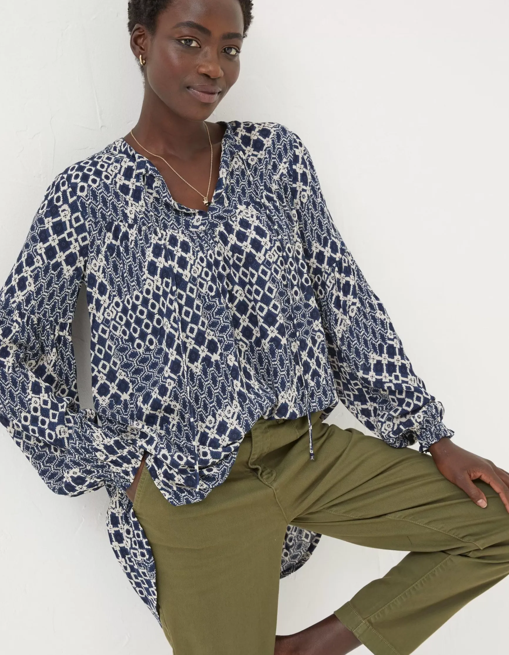 FatFace Georgie Patchwork Geo Tunic|Women View All