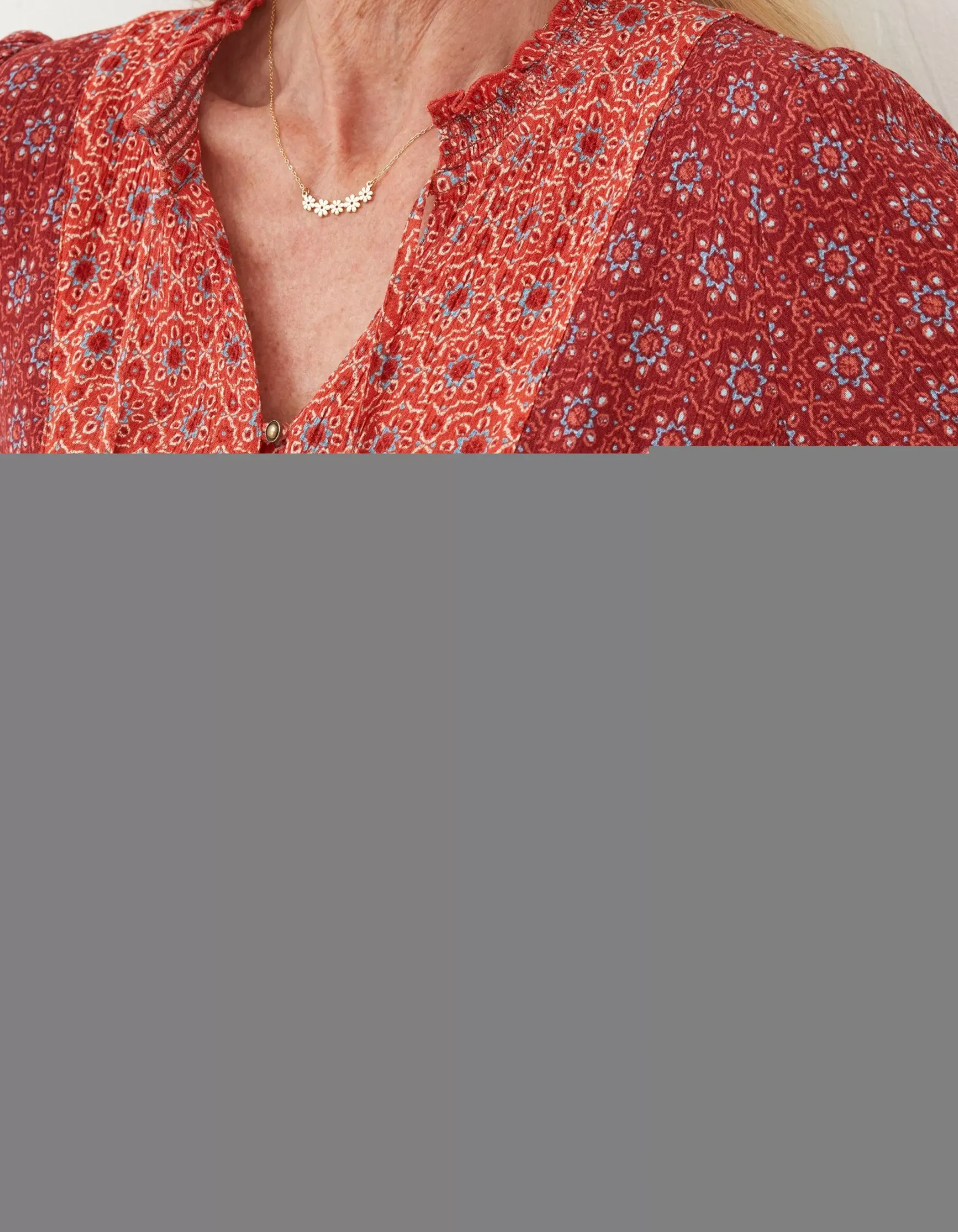 FatFace Gerry Craft Geo Tunic|Women Shirts & Blouses